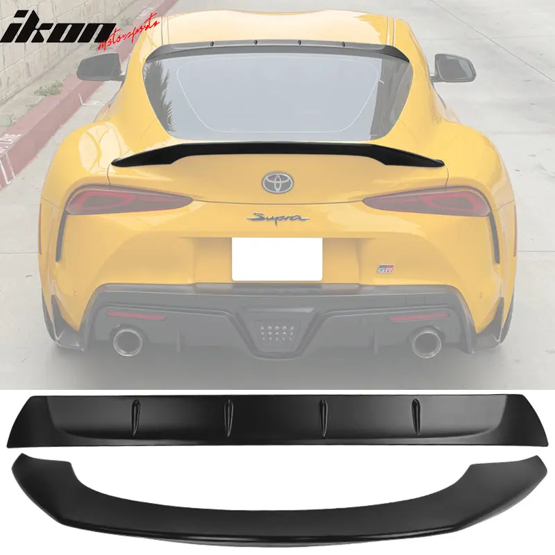 Trunk and Roof Spoiler for Toyota GR Supra MK5 2020-2026 Unpainted TRD Style