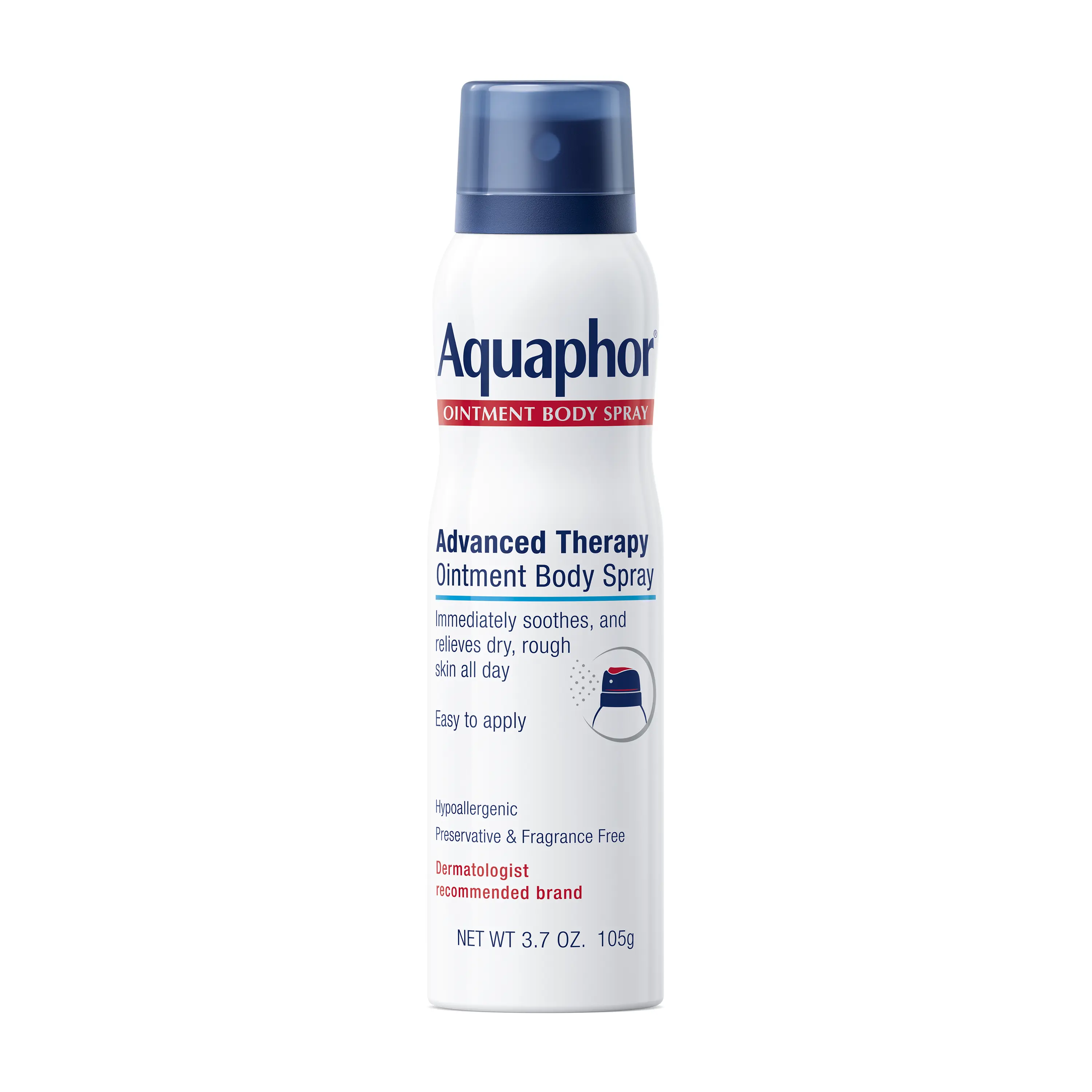 Aquaphor Advanced Therapy Ointment Body Spray Fast-acting Moisturizer for Dry Skin with ProVitamin B5 Hydrating & Smooth Formula