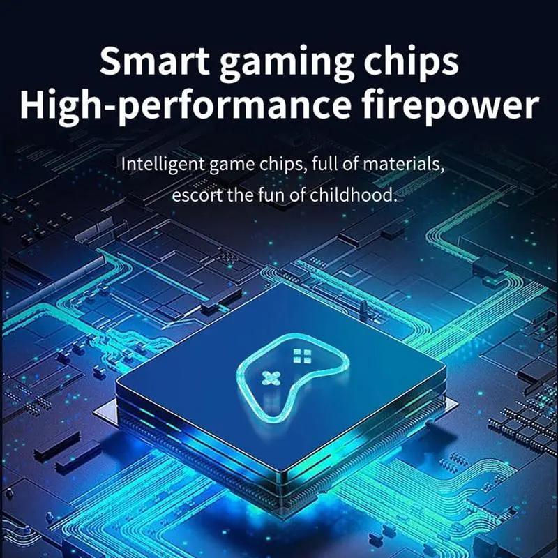 NEW Ultra HD Retro Game Console with 20,000+ Classic Games, Dual Wireless Controllers & Portable Emulator, Childhood Classic Game Stick