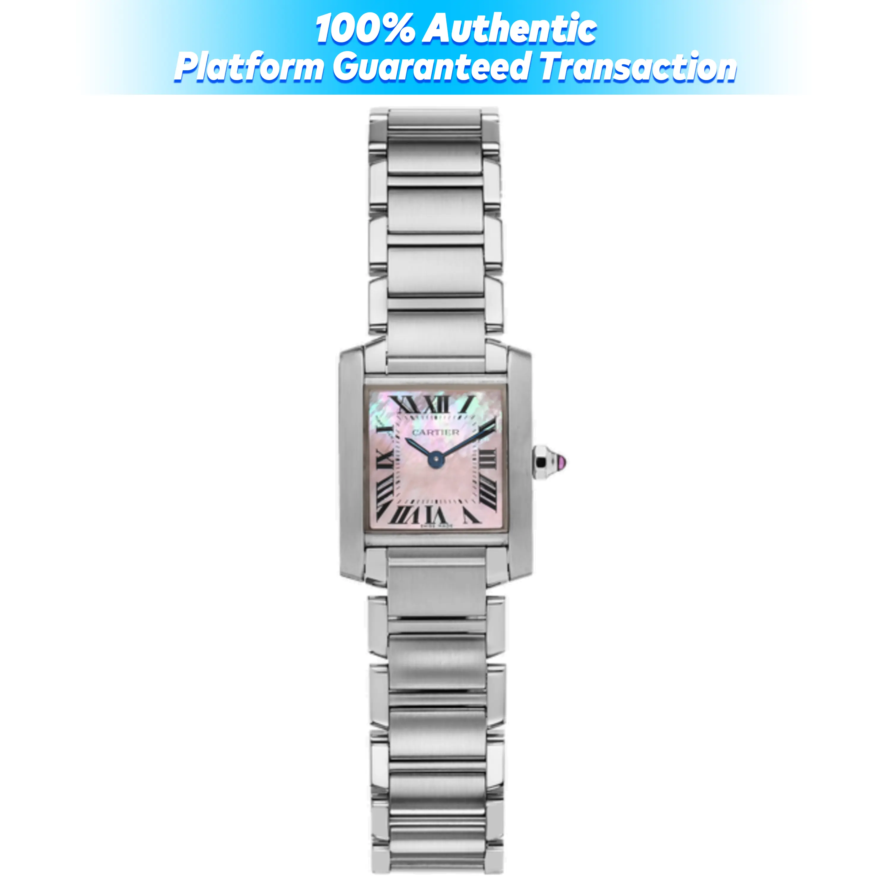 Cartier Tank Française Small Model Quartz Watch W51028Q3  25×20mm Reference： W51028Q3/1186