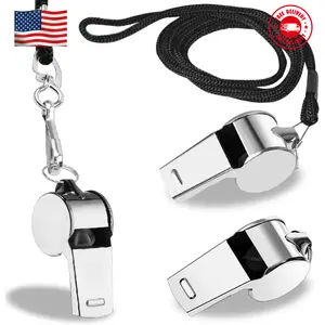 3 Pcs Whistle,Stainless Steel Sports Whistle