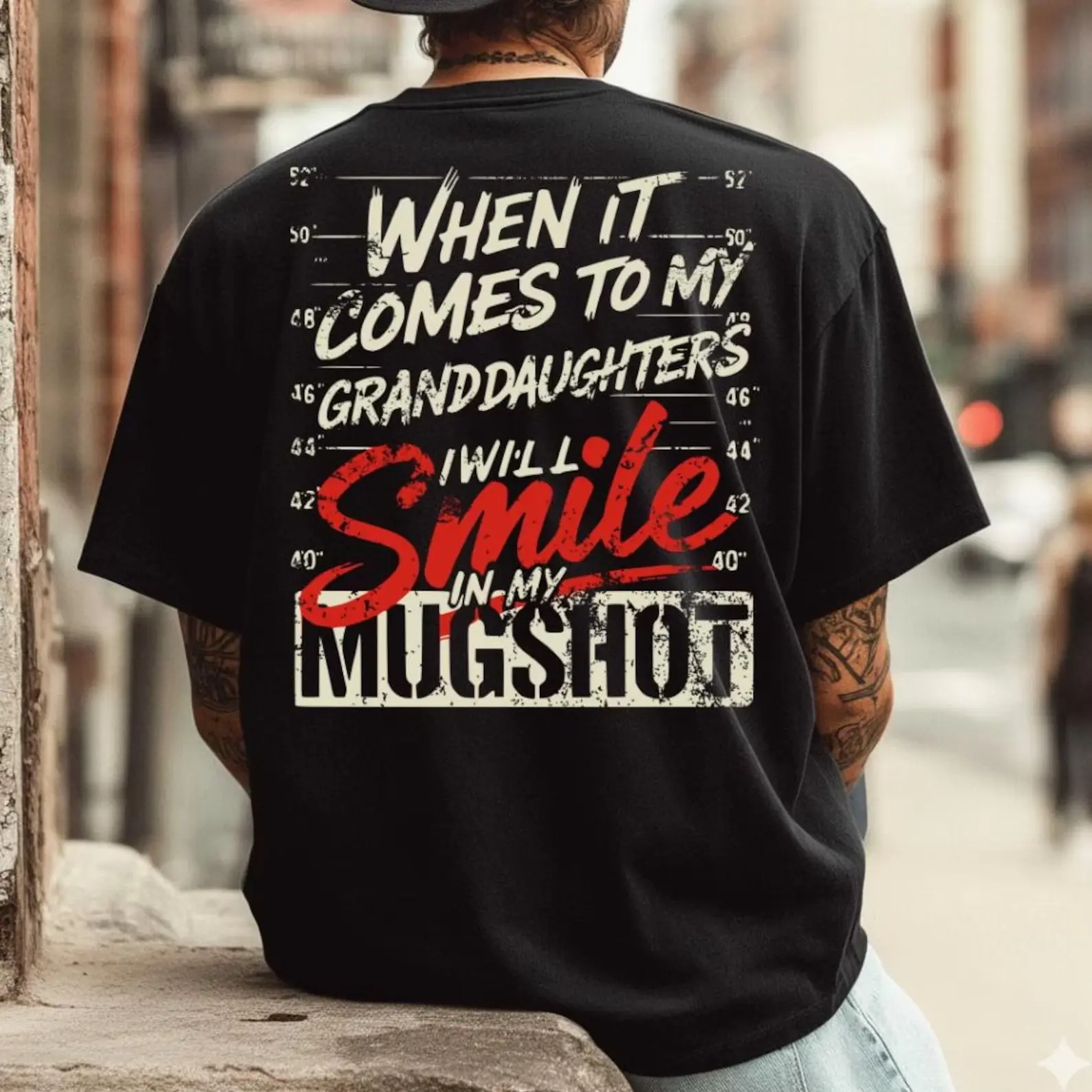 T-shirt-Black-（Granddaughters）