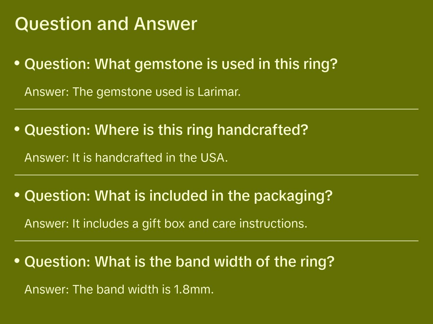 Sterling Silver Larimar Flower Circle Ring