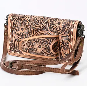 American Darling tooled leather clutch/crossbody