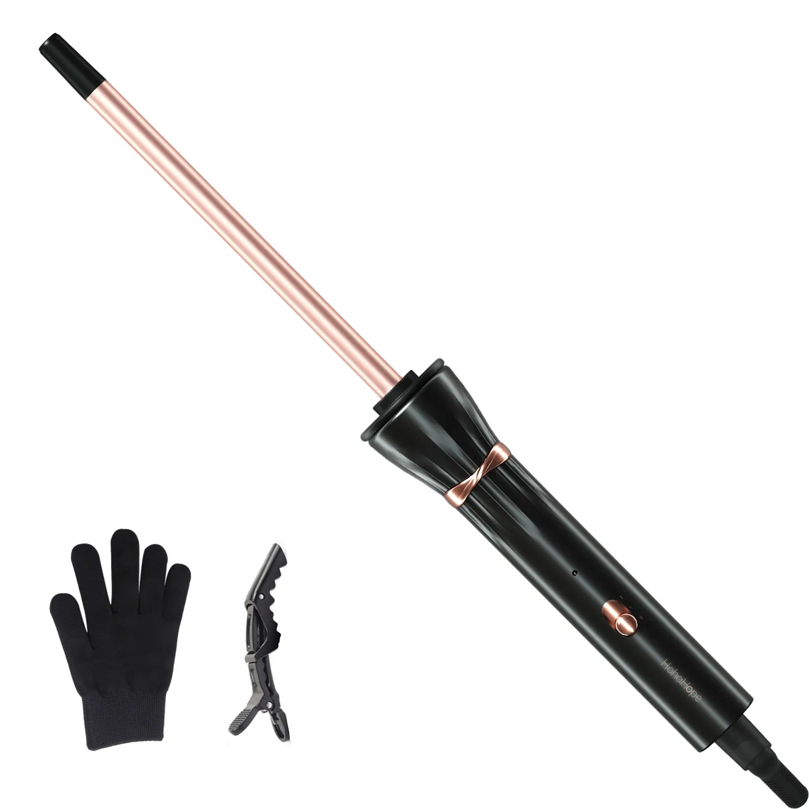 Hahahope 3/8 Inch Curling Wand,9mm Tiny Curling Wand,Ceramic Small Barrel Curling Iron with Adjustable Temperature,Fast Heating,for Short & Long Hair, Hair Styling Tools, Hair Curler tiktokshopbacktoschool,back to school,back to school haul