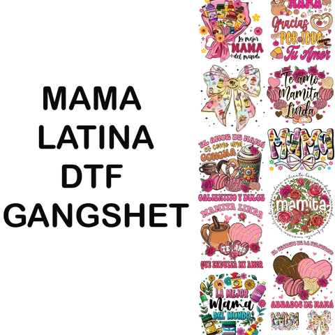 MAMA LATINA DTF GANGSHEET FOR SHIRT MAKING