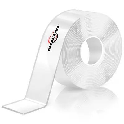 SKY-TOUCH 1PACK Multipurpose Heavy Duty Double Sided Tape - Strong Hold, Removable & Waterproof Mounting Adhesive For Home, No Residue For Walls - View #4