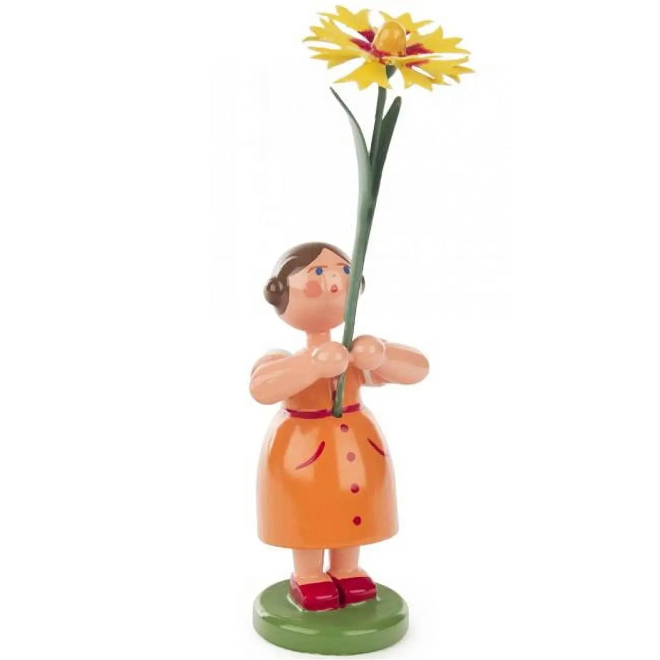Alexander Taron 013-2012 Dregno Easter Figurine - Butter Flower Girl, Home Decor, Room Decor, Gifts - 4.5x1.25x1.25 in
