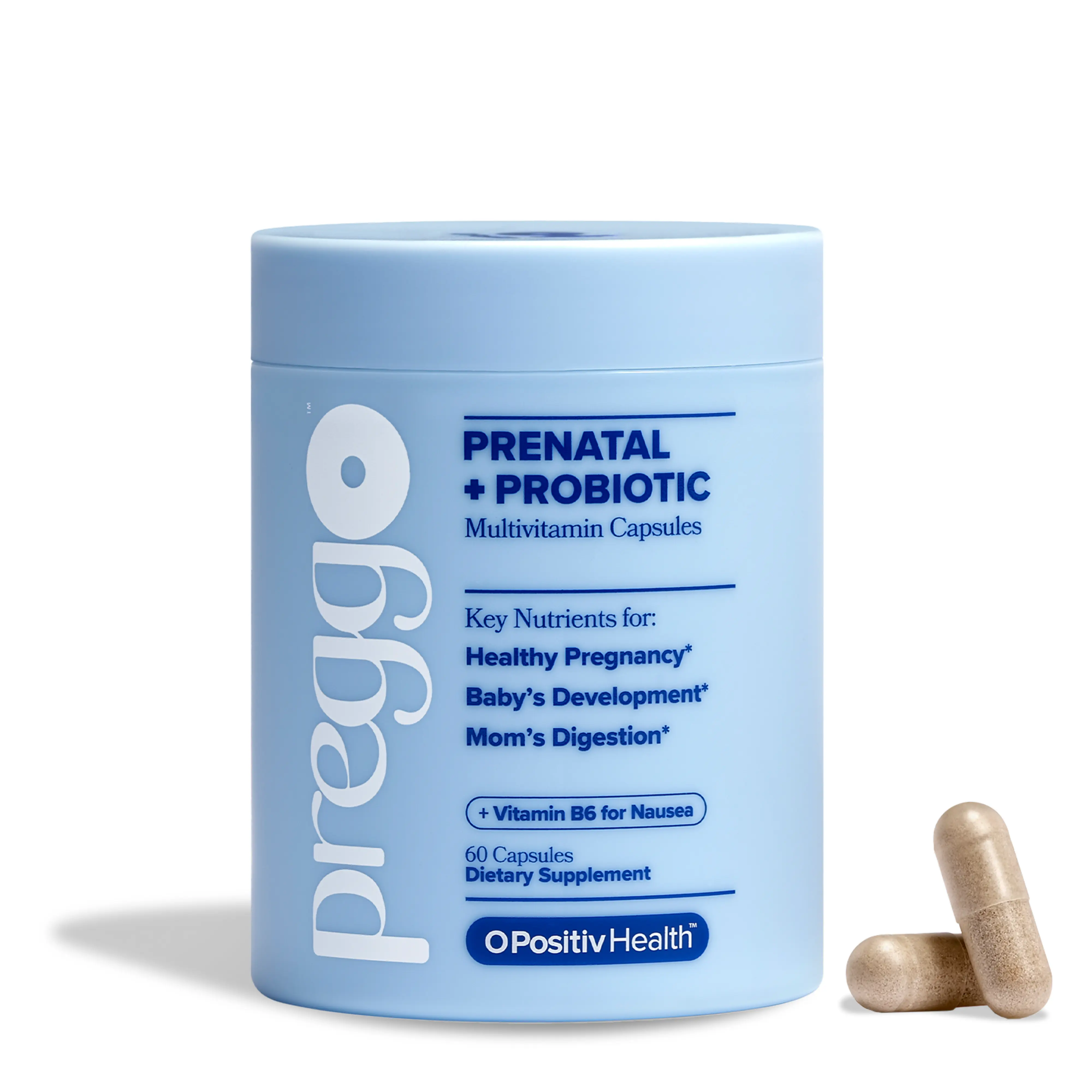 PREGGO Prenatal + Probiotic Multivitamin Capsules