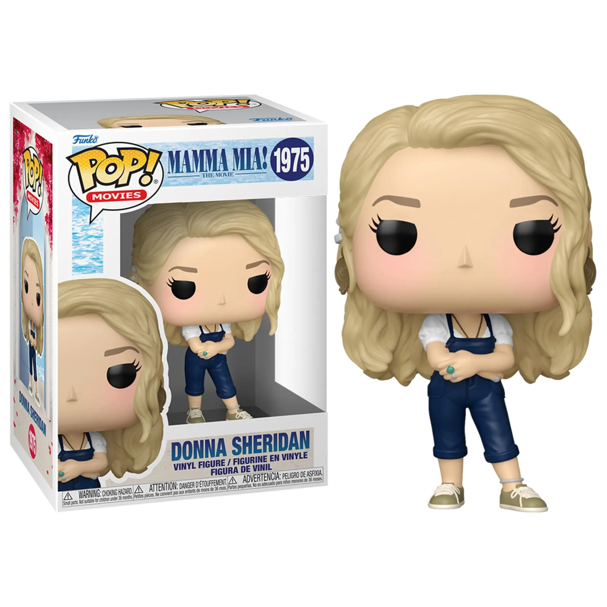 Funko POP! Mamma Mia Movies Vinyl Figurine, Donna Sheridan - Highly Styled, for Collecting, 12 Years Above Action & Toy Figure