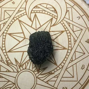 Moldavite Piece - Weighs 9 grams and measures 1 in x .75 in