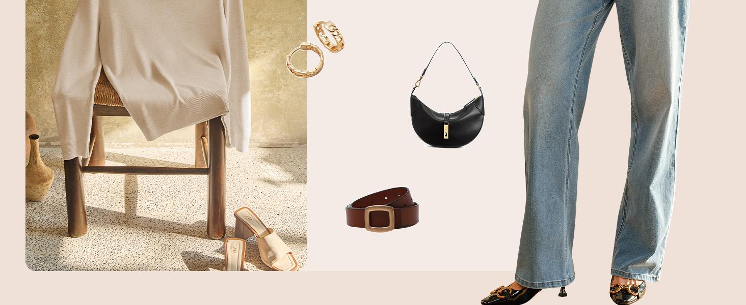 Arach&Cloz Women’s Wool Blend Polo Shirts Spring Sweaters Business Casual Outfits 2026