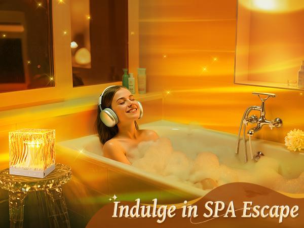 Valentine's gift -One Fire Flower Lamp Ambient Lighting for Bedroom, Cool Things Water Ripple Lamp,Dimmable+Remote+Timer Space Projector Gifts for Women Who Have Everything,Pink Roses Romantic Bedroom Decor