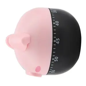 Cute Cartoon Pig Kitchen Timer Mechanical Timers Counters for Cooking Timing Tool