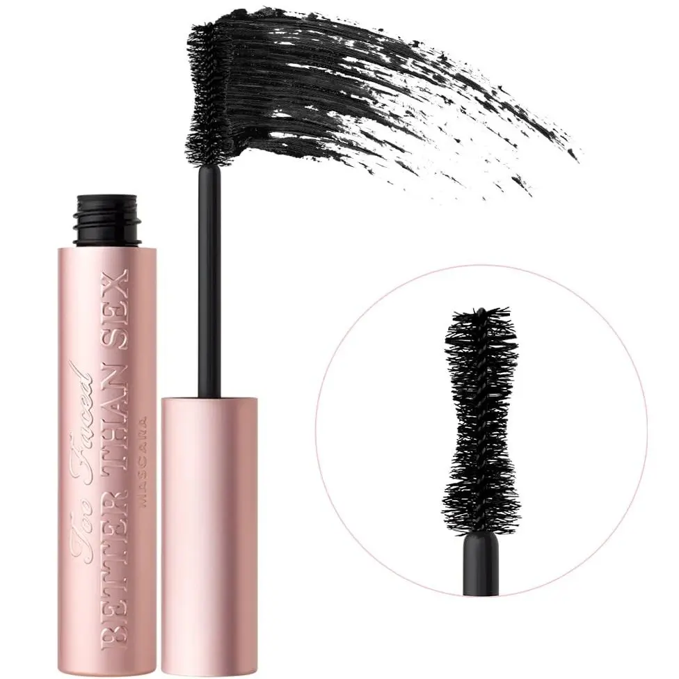 Too Faced Better Than Volumizing Mascara - Original Black, Chocolate, Burgundy