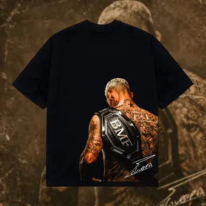 The BMF Charles Oliveira T-Shirt UFC MMA Graphic Tee for Fight Fans Short Sleeve Crew Neck Soft Cotton MMA Shirt Perfect Gift for UFC Fans Pro Fighting Fans American Fightwear