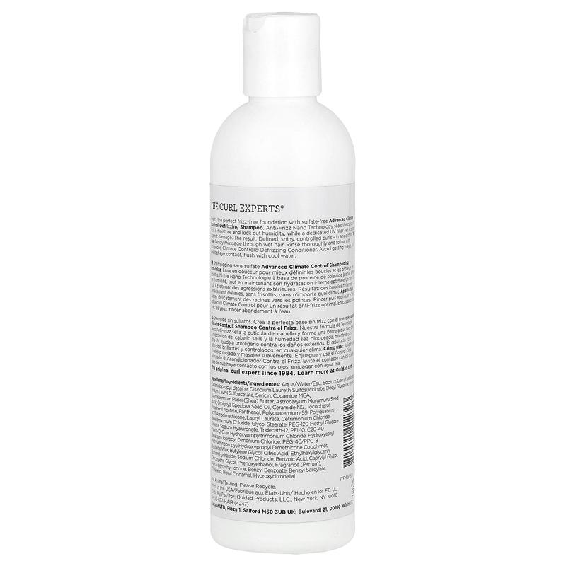 Ouidad Advanced Climate Control®, Defrizzing Shampoo, All Curl Types, 8.5 fl oz (250 ml)