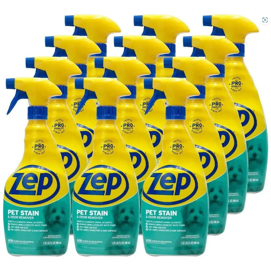 Zep Foaming Glass Cleaner - 19 oz  ZUFGC19 - Streak-Free Professional Grade Formula that Dissolves Dirt, Fingerprints and Grime on Glass, Mirrors, Windows and Plexiglas in Home, Business, and Auto