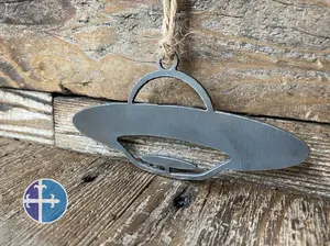 UFO Metal Ornament
