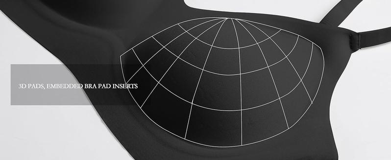 OEAK Womens Jelly Bra Seamless No Underwire Comfort Bras Buttery Soft Wireless Bralette Full Coverage Everyday Bra