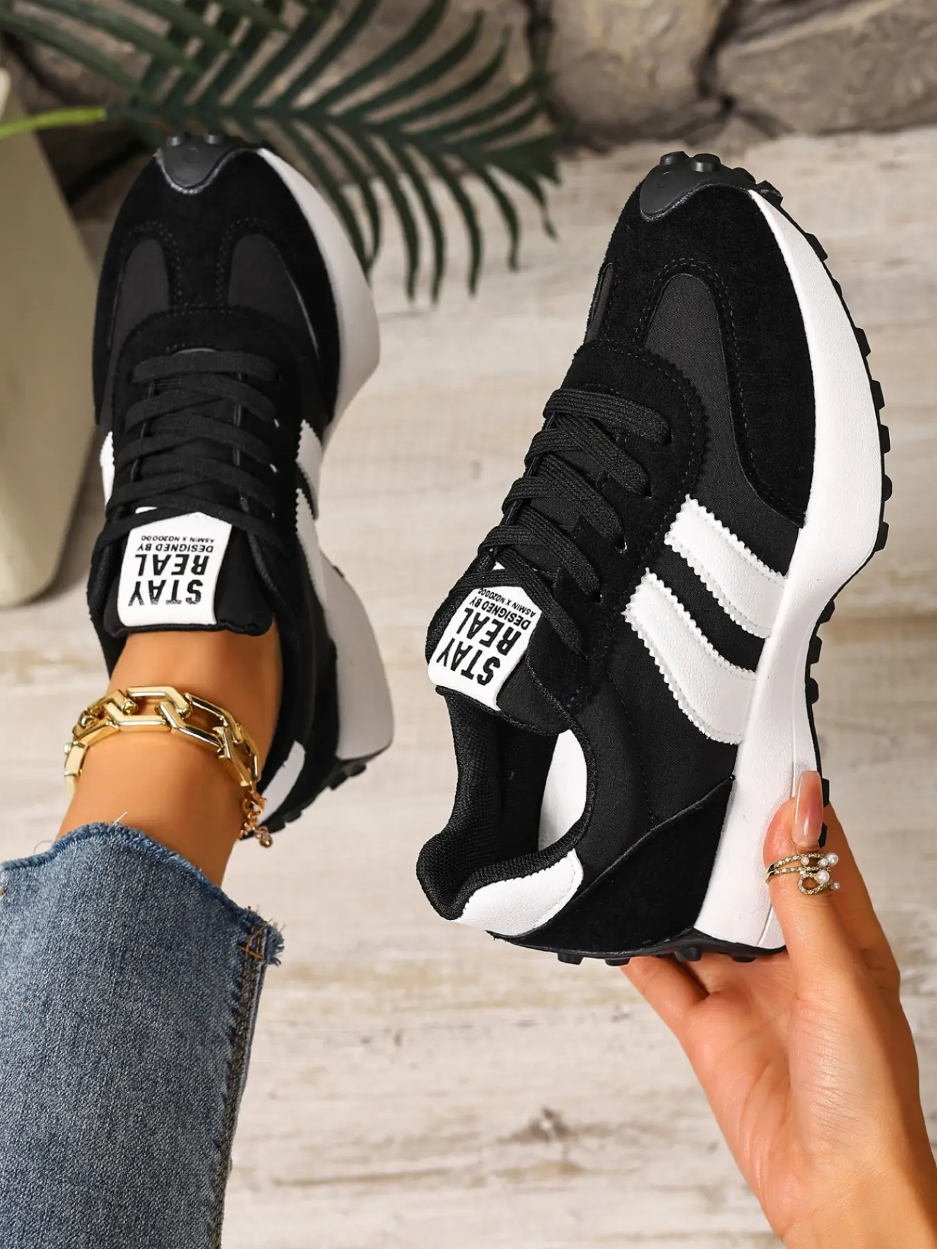 Women's Casual Shoes, Rubber Soled Shoes, Multiple Color Options, Fashion Walking Shoes, Stylish Walking Shoes, Comfortable Daily Design, Suitable for All Seasons, Trendy Walking Shoes