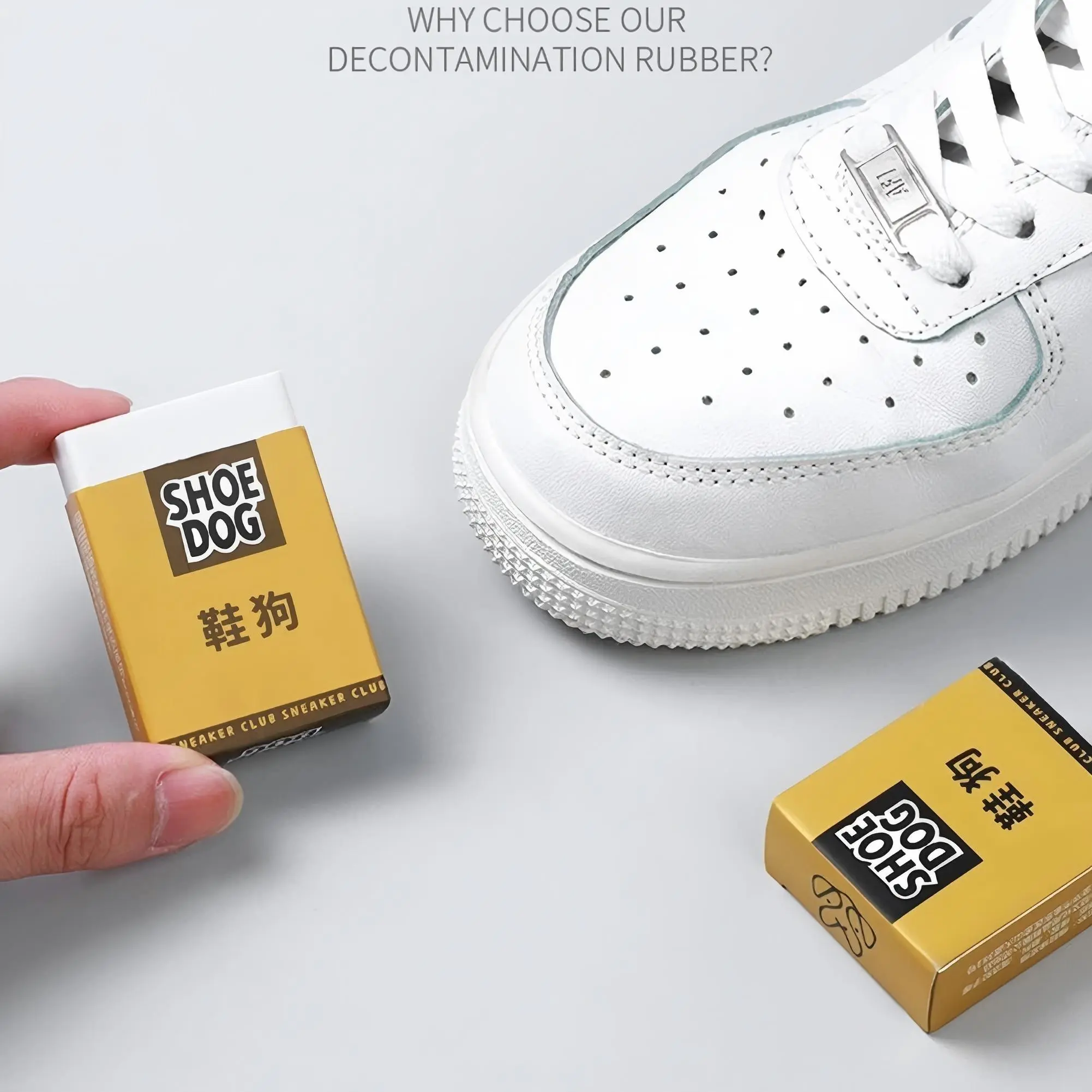 Shoe Dog Suede Cleaner - Scuff Remover for Sneakers & Boots, No Bleach Needed