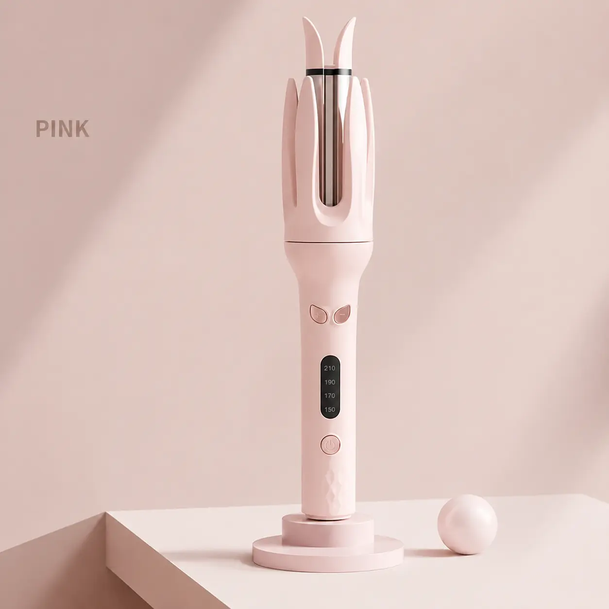 Auto-Rotating 28 mm Curling Iron, Automatic Ceramic Hair Curler for Long Hair, Negative Ion Smooth Hair Care, Fast Heating Anti-Scald, Tangle-Free, 4 Heat Modes, LCD Display, Dual Voltage, Professional Hairstyler, Women’s Travel Gift