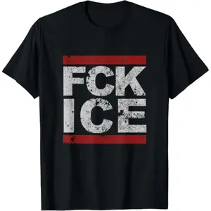 Fck Ice Distressed Unisex Cotton TShirt Unique Gift Tee