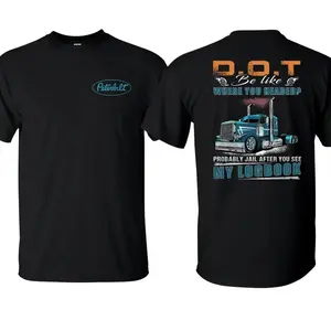 Peterbilt Trucker Hoodie Funny DOT Logbook Joke Sweatshirt, D.O.T Be Like Where You Headed Probably Jail After You See My Logbook, Semi Truck Driver CDL Gift Pullover MADE IN USA