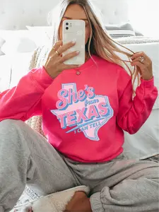 Lone Star Sweetheart ~ Unisex Crewneck Sweatshirts Printed in the USA