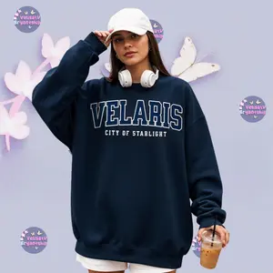 ACOTAR Night Court Velaris Shirt, Sarah J Maas Bookish Merch, Reading Sweatshirt, Booklover Gift, Book Hoodie, Gift for Librarian