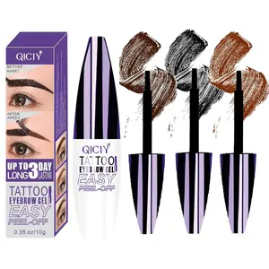 Tattoo Gel Paste with Easy Peel-Off Formula for Lasting Waterproof Effect Makeup Cosmetic Multicolor Aloe Vera & Vitamin E Long-Lasting Wear 100% Waterproof & Sweatproof Hydrating Formula