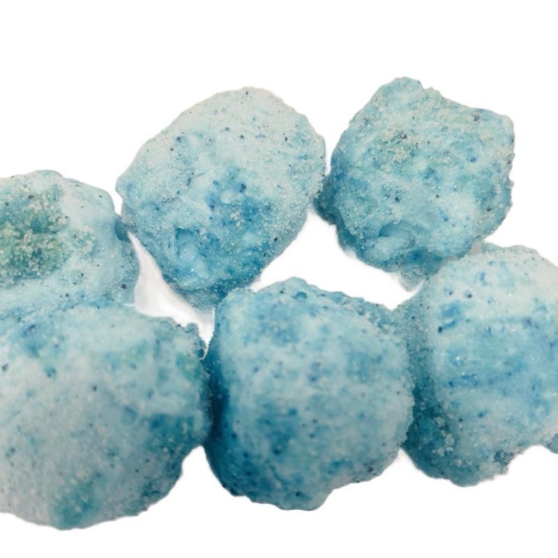 Sweety TreatyCo Blue Raspberry Bombs - Chewy Candy Snack - Sweet Fruit Bonbon Treats Bite Tangy