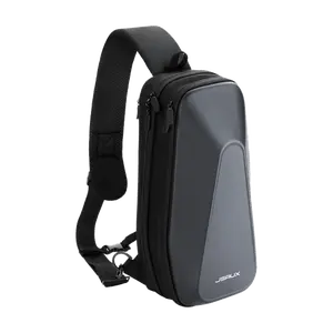 JSAUX Sling Bag for Steam Deck (OLED)/ROG Xbox Ally X (2025)/Xbox Ally/ROG Ally (X), Carrying Case with EVA Hard Shell, Double-layer Case for Docking Station & Accessories, Crossbody Bag for Travel