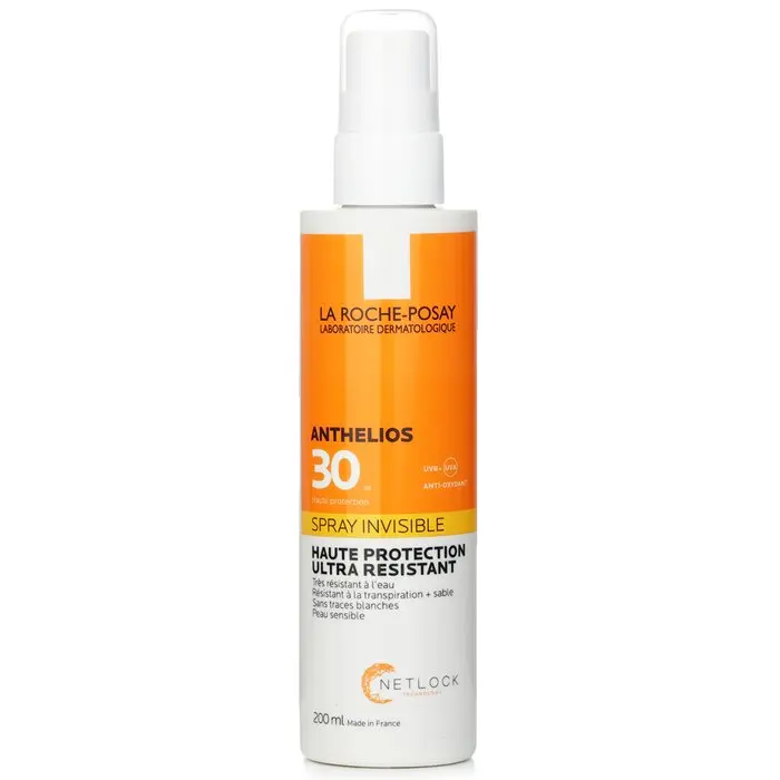 La Roche Posay Anthelios Invisible Spray Facial Sunscreen SPF 30 - Hypoallergenic, Hydrating, UV Resistant Outdoor, for Sensitive Skin, 200ml/6.7oz, Liquid Spf Facial Sunscreen & Sun Care