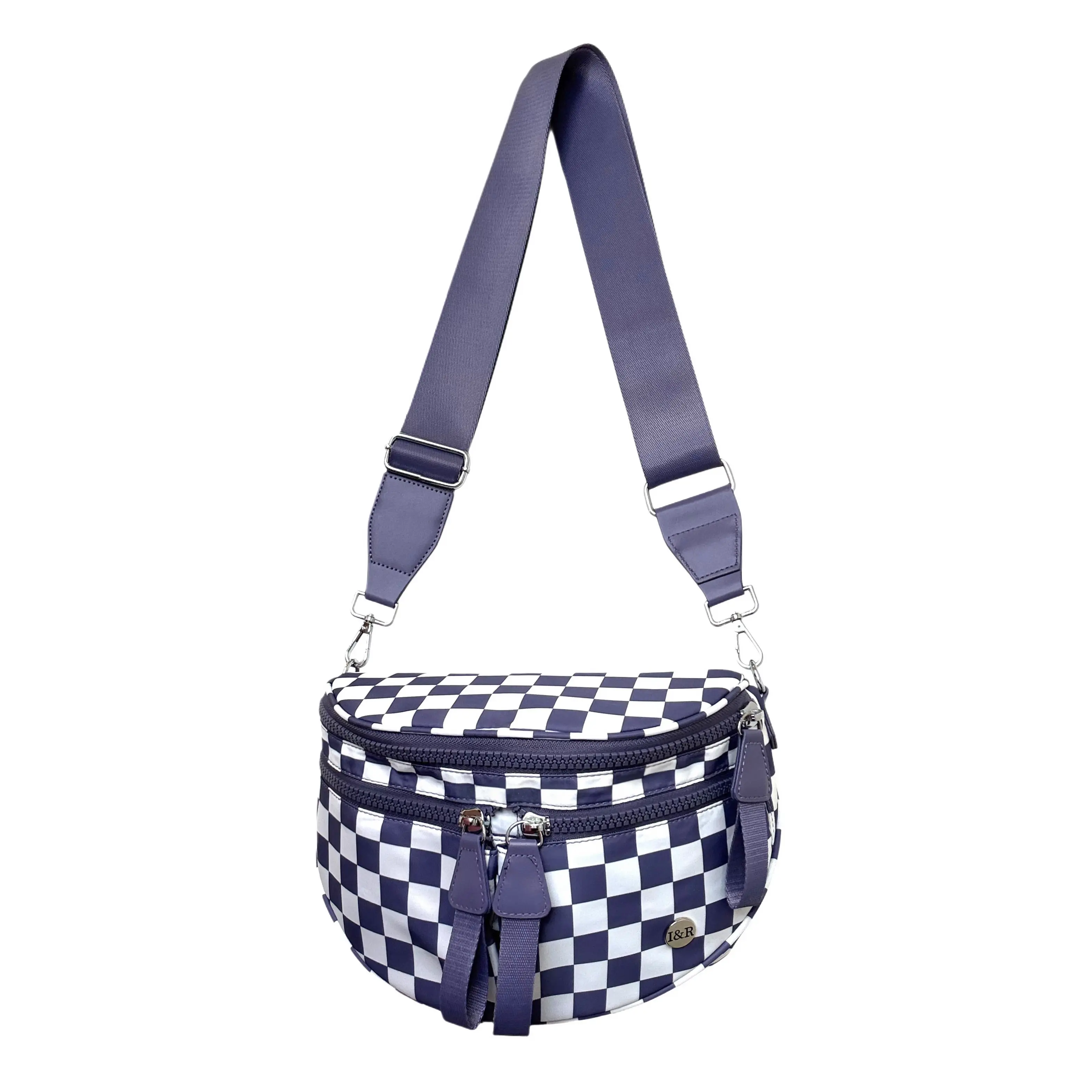 Cloud Purple Checkered