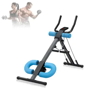 Home Core Training Adjustable Ab Machine - Foldable Abdominal Exercise Equipment with Knee Support, Portable & Space-Saving Ab Trainer, Stable Core Workout System for Home Gym, Suitable for Targeted Abdominal Exercises & Daily Core Training at Home