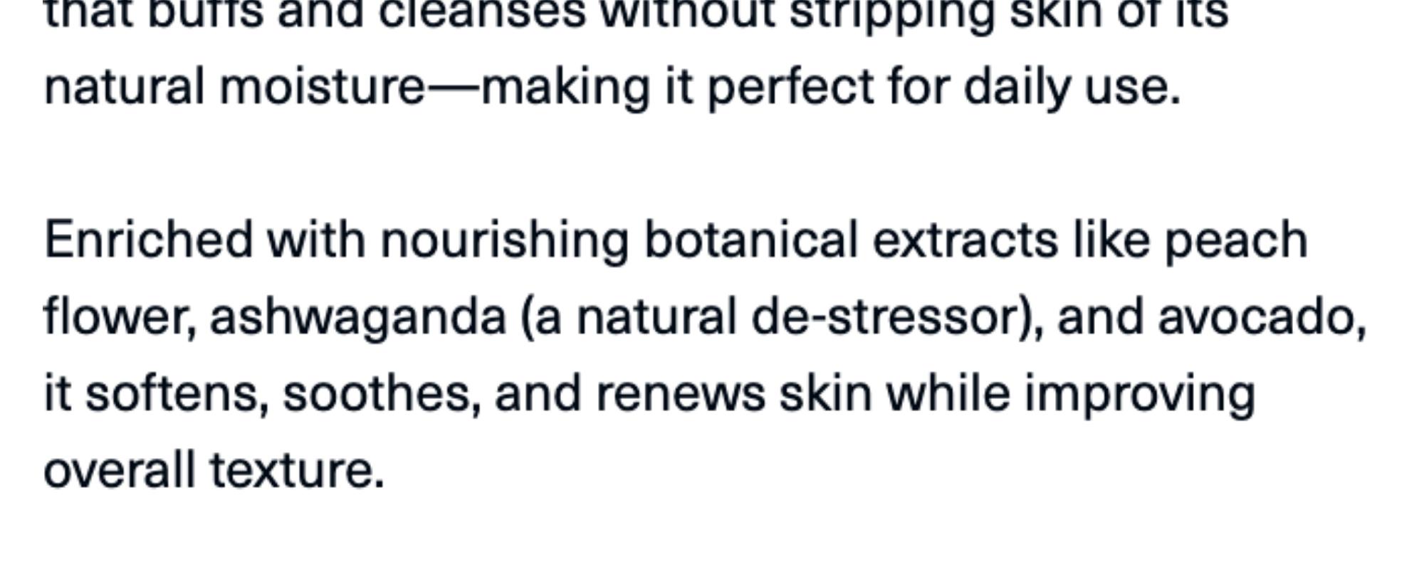 Find Comfort Gentle Exfoliating Body Wash