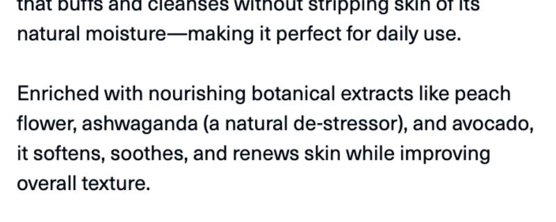 Find Comfort Gentle Exfoliating Body Wash