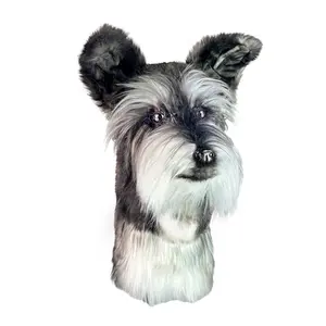 Dog Golf Club Head Covers - Funny Animal Headcovers for Clubs with Plush Protection for Drivers & Woods | Golf Gifts for Men Women Dog Lovers