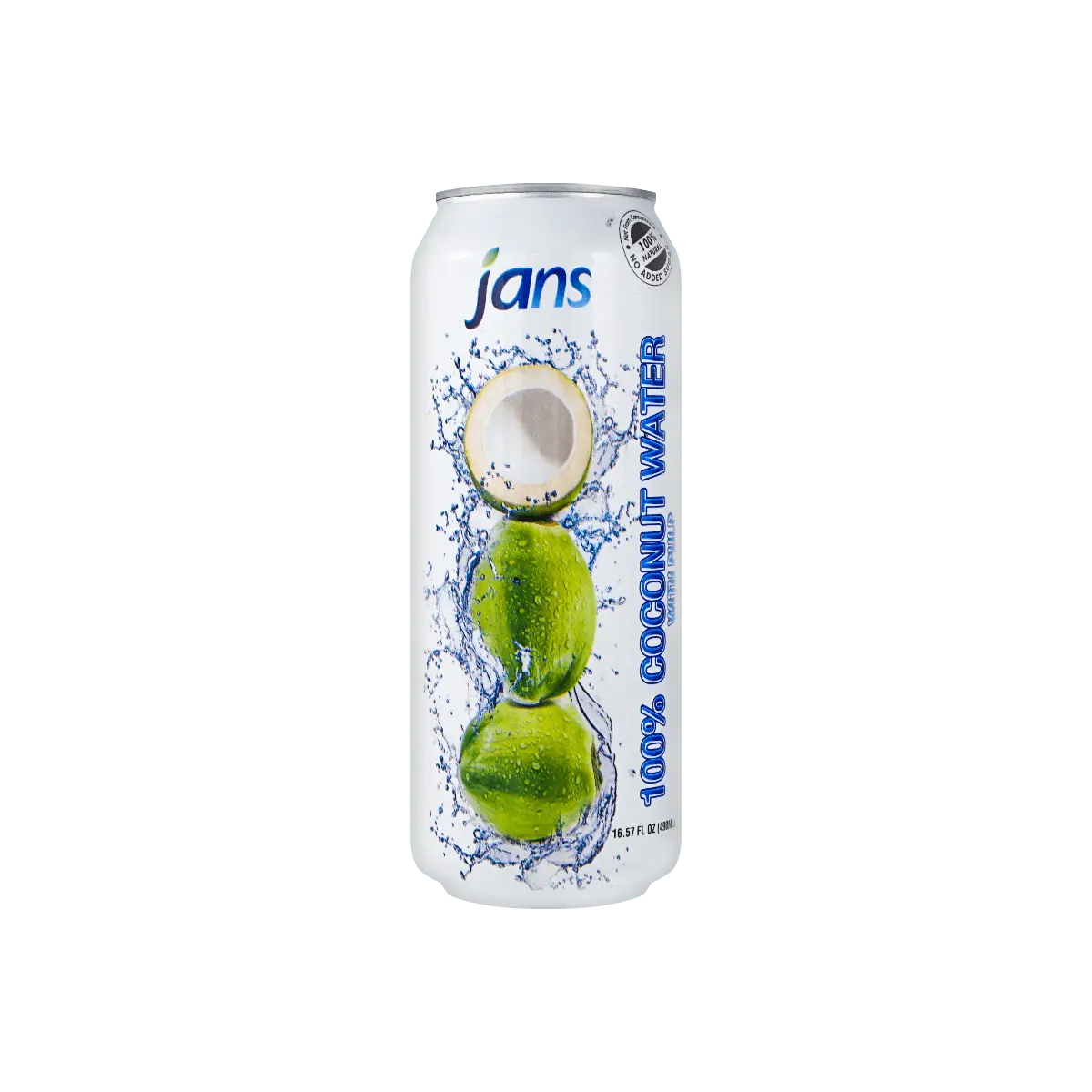 JANS 100% Pure Coconut Water with Pulp - Authentic Indonesian Taste, Perfect for  Coconut Oolong Tea