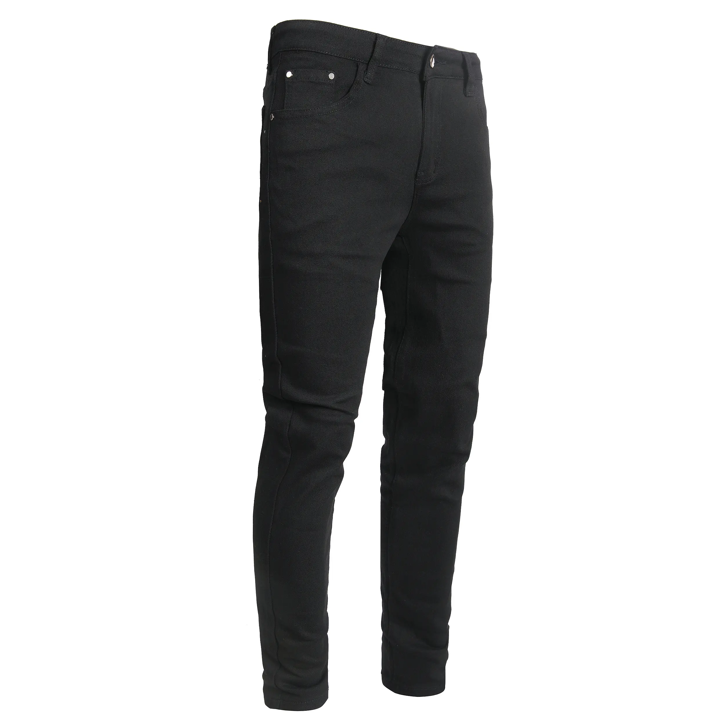 JUNBAOSS Original Skinny Ripped Men's Workout Jeans - Skateboard Stretch Distressed Slim Fit Stretch Jeans with Pockets Tapered Leg Plain Denim Trouser with Flex Waist Pocket Casual Clothes for Mens Clothing Streetwear boyfriend