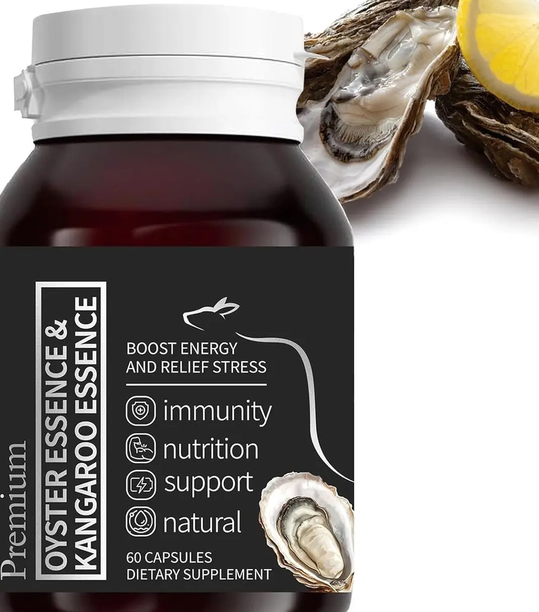 Oyster Extract for Men & Oyster Essence Kangaroo Essence, Organic Pure ...
