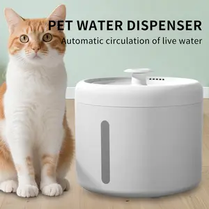 Wireless Cat Water Fountain with Stainless Steel Tray, 102oz/3L Pet Water Fountain for Cats Inside, Cat Fountain for Drinking with Motion Sensor, Ultra Quiet Pump, Cats & Dogs Gifts (2Filters)