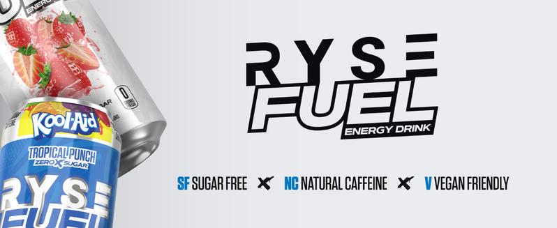RYSE Fuel Energy Drink - Pack of 12 - 200mg Natural Caffeine, Taurine and Choline for Focus and Energy - Sugar-Free and Vegan - 16 fl oz RYSE Fuel Energy Drink - Pack of 12 - 200mg Natural Caffeine, Taurine and Choline for Focus and Energy - Sugar-Free and Vegan - 16 fl oz