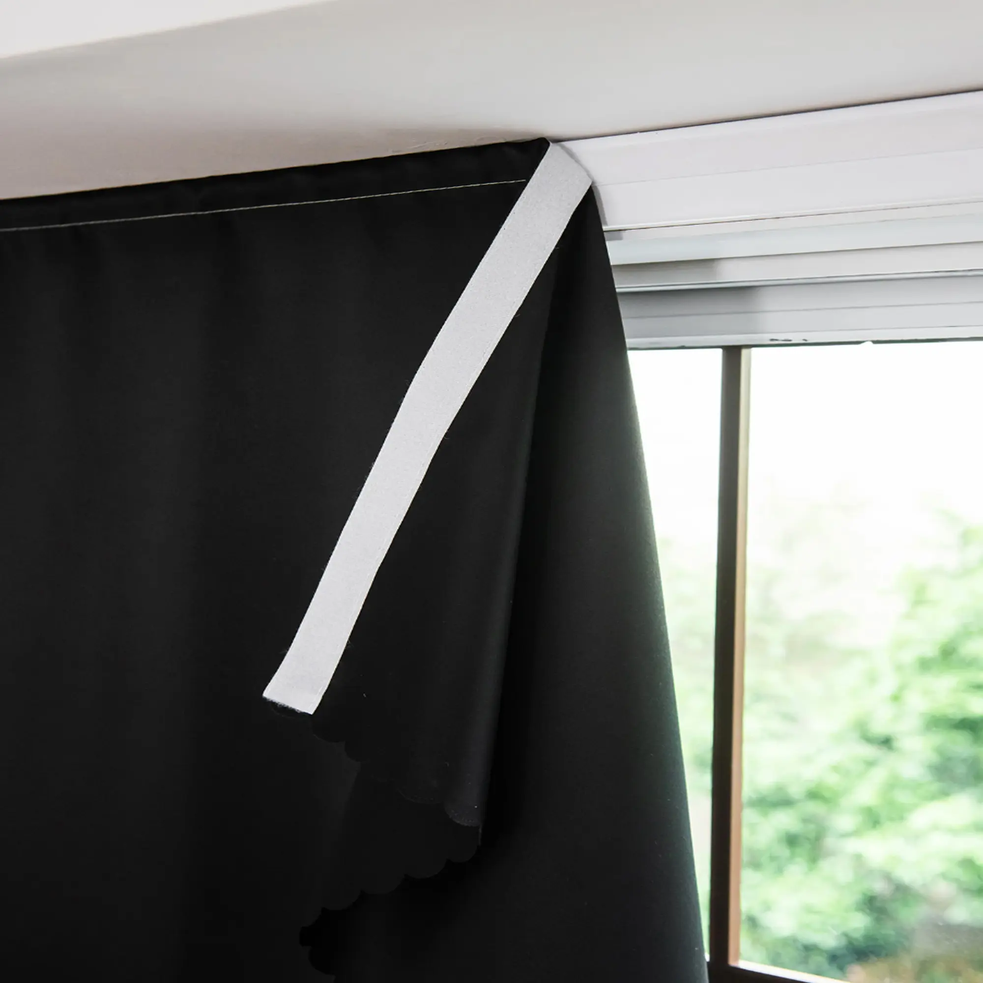100% Blackout Curtain, Self-Adhesive, No Drilling Required, Easy Install, Sunlight Blocking Heat Insulation Privacy Protection, Modern Interior, Blackout Window Cover, Blackout Covers