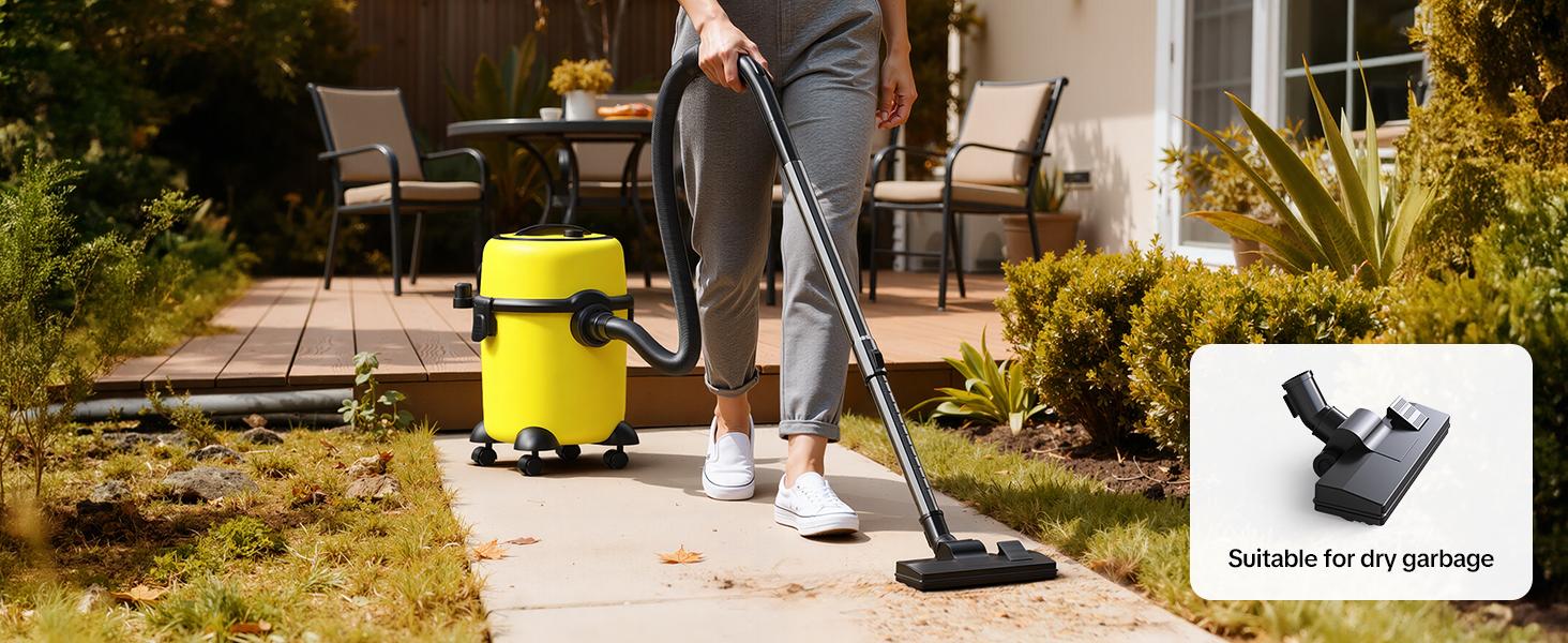 1200W Wet/Dry Portable Vacuum Cleaner 160AW Powerful Suction 16-10kPa Pressure Range 5L Large Capacity for Garages Yards & Renovated Homes Deep Cleaning Machine 1200W Wet/Dry Portable Vacuum Cleaner 160AW Powerful Suction 16-10kPa Pressure Range 5L Large Capacity for Garages Yards & Renovated Homes Deep Cleaning Machine
