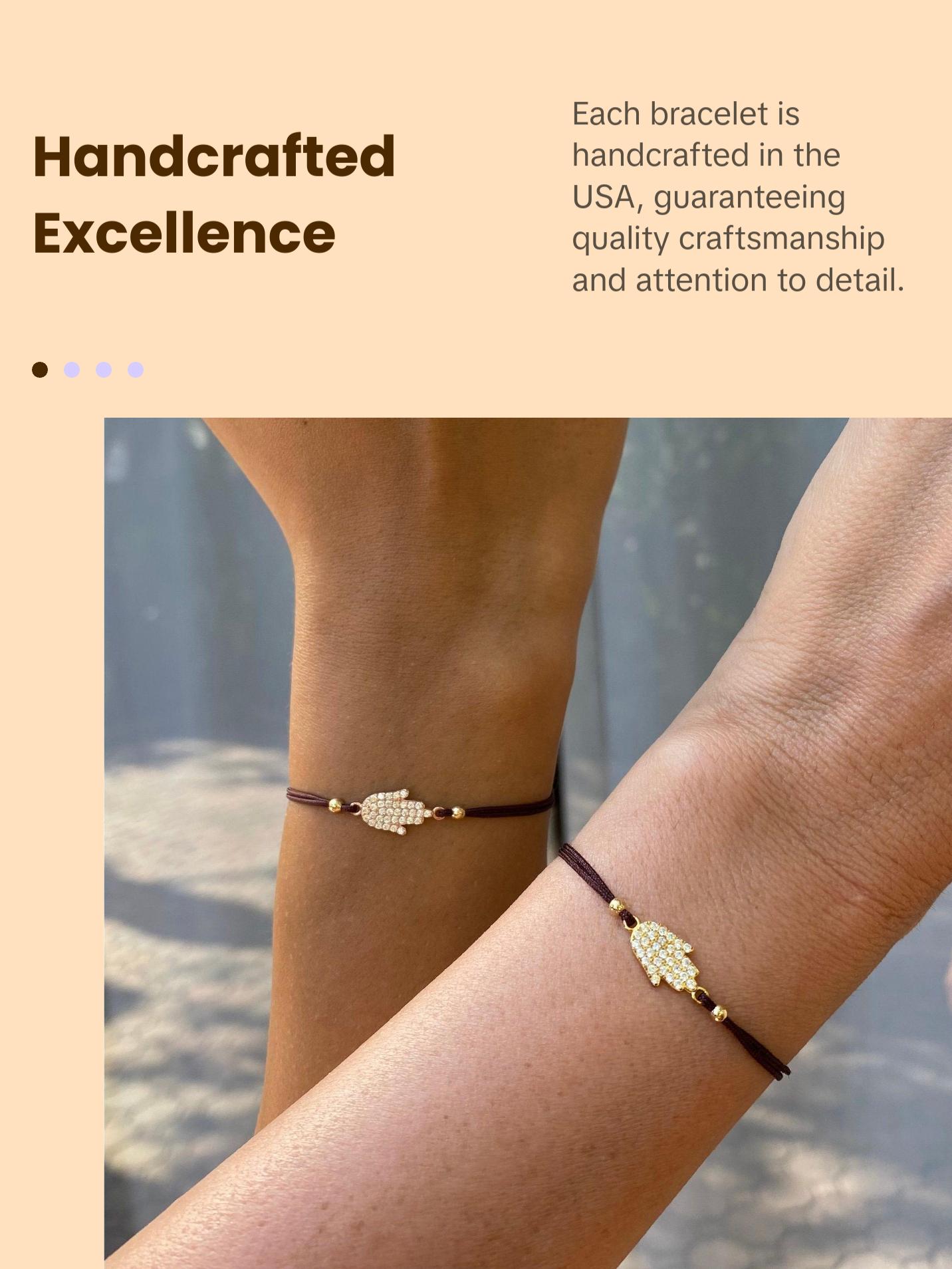 Sterling Silver Hamsa Bracelet