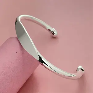 Bracelet Solid Luxury For Her Fine Silver 925 Plated No Tarnish
