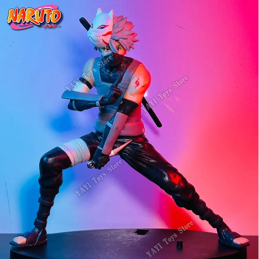 New anime figure, 18cm, Kakashi Hatake, PVC posable action figure, car ornament, collectible toy, gift.